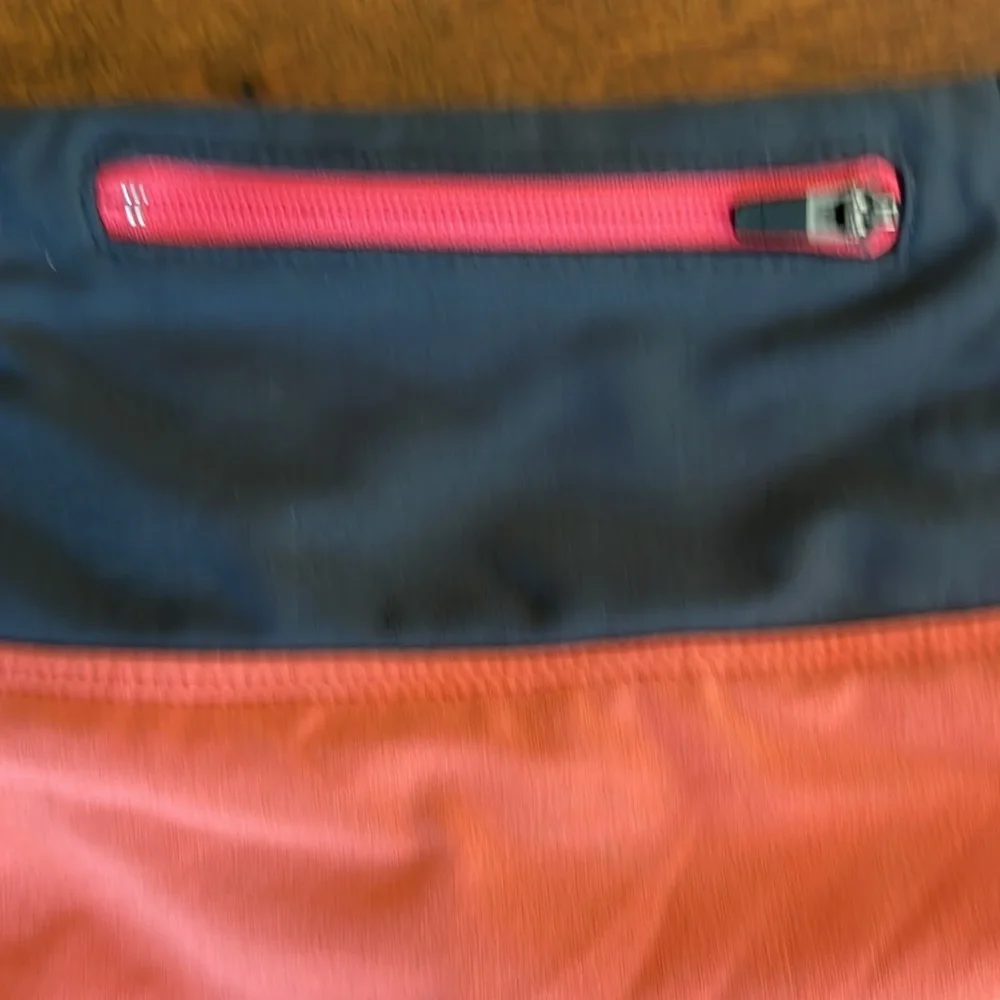 Title Nine Nimblene Peachy Coral Pink Skort Skirt Shorts XS